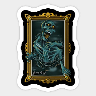 Creep it real - scary skull Sticker